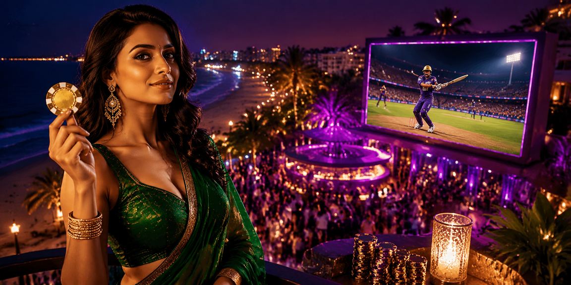 Indian woman playing Teen Patti online on mobile in Goa during cricket match